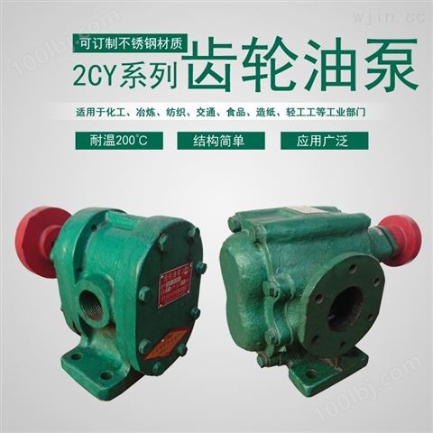 2CY系列高温油泵卧式齿轮油泵