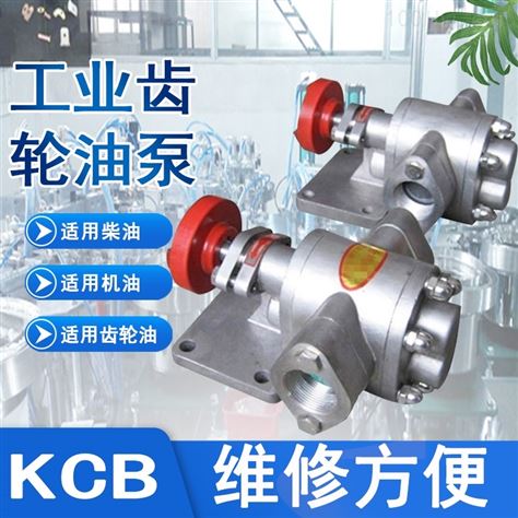 现货KCB200小型工业液压泵不锈钢齿轮泵