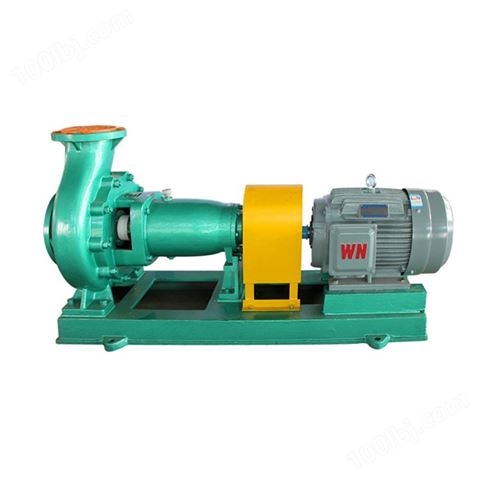 JN/江南 耐酸耐高温化工泵 污水母液池用泵IHF100-80-125氟塑料卧式泵 塑料泵